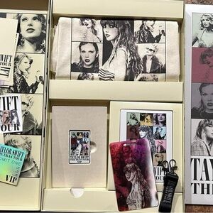 Taylor Swift the eras tour unopened VIP boxes